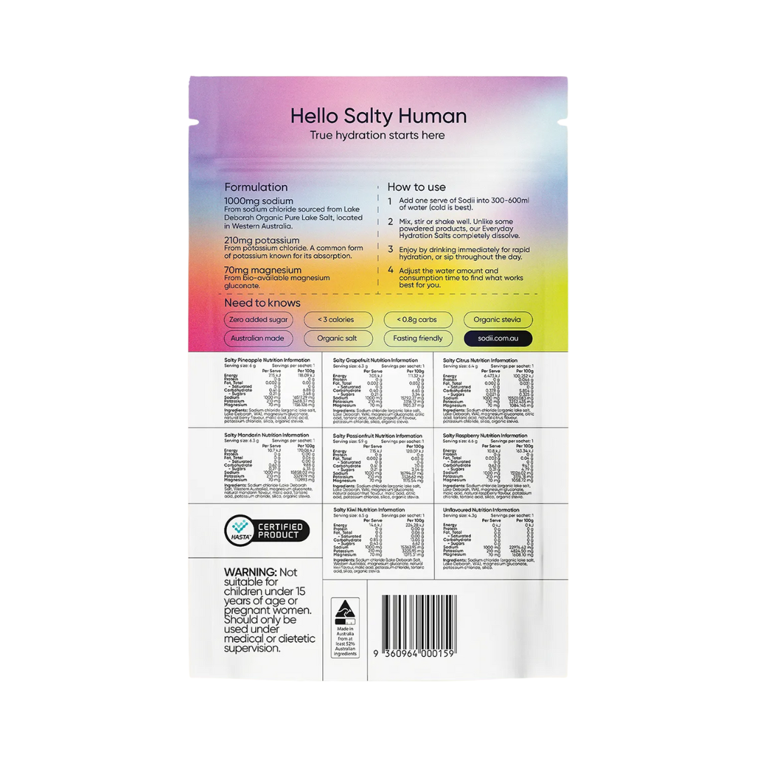 SODII - Every Day Hydration Salts Mixed